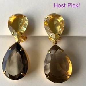 H Pick Bounkit Clip-On Smoky and Lemon Quartz